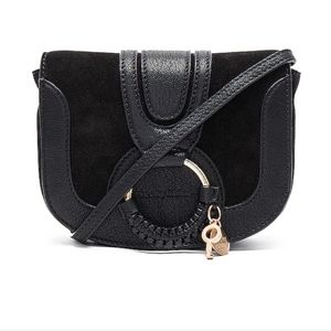 New with tags Hana Mini crossbody bag purse in black see by Chloe